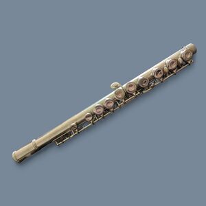 Main Body Section Carl Fischer 8265 Flute Silver Tone Keys Vintage Instrument